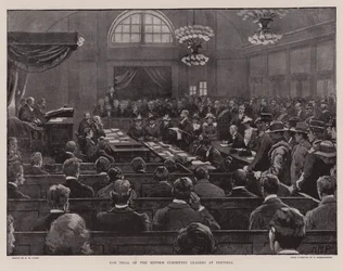 Der Prozess der Führer des Reformkomitees in Pretoria